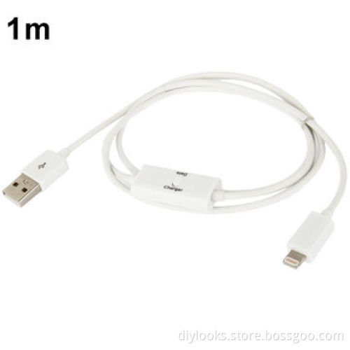 USB Data Sync Charging Cable with Switch from PC or Notebook
